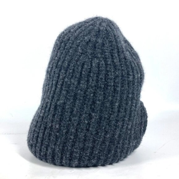 FENDI FXQ959 with logo pocket beanie hat knit hat knit cap Knit hat Unused